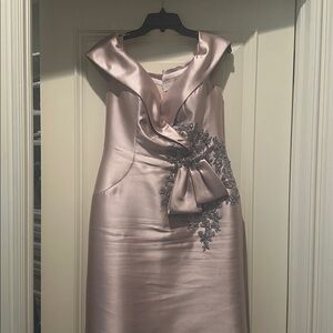 Montage by Mon Cheri Lavender Maxi Dress